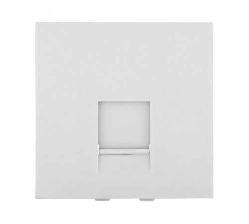 Накладка для розетки телефонной, компьютерной RJ,45х45мм (белый) LK45  853204-1  Ecoplast