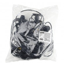 Гирлянда Белт-лайт  UDL-K111 80/E27/20M IP65 BLACK BELT-LIGHT  20м + 1,5м сетевой шнур. 80 патронов E27, шаг 25см. Чёрная  UL-00006441  Uniel