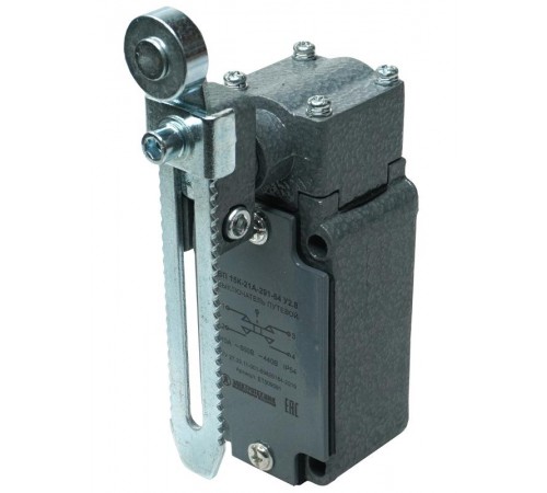 ВП 15К-21А-291-54 У2.8, рычаг с роликом, регулируемый по длине, прямого действия, IP54, выключатель путевой (ЭТ)  ET509591  Электротехник