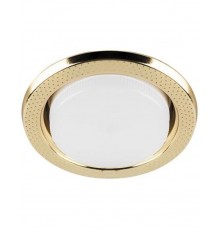 Светильник потолочный встраиваемый под лампу GX53 DL5042 15W 230V GX53, "круг", без лампы, золото  29749  FERON