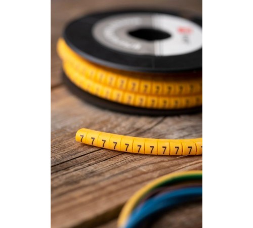 Маркер-кабельный 4,0кв.мм "7" (500шт.) (ЕС-2) EKF PROxima  plc-KM-4-7  EKF