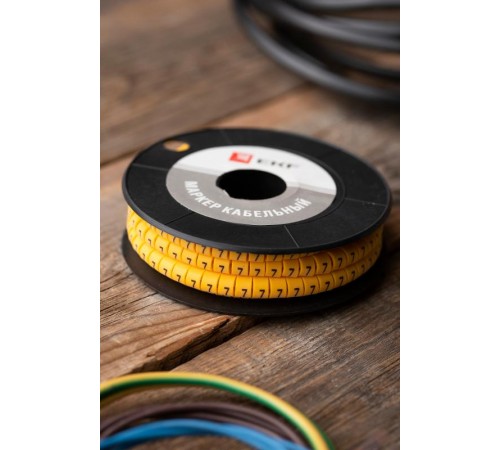 Маркер-кабельный 4,0кв.мм "7" (500шт.) (ЕС-2) EKF PROxima  plc-KM-4-7  EKF