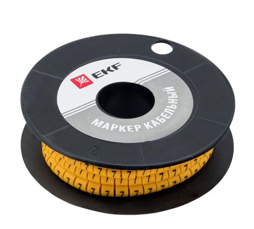 Маркер-кабельный 4,0кв.мм "7" (500шт.) (ЕС-2) EKF PROxima  plc-KM-4-7  EKF