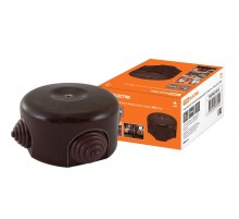 Коробка распаячная фарфоровая D7,8х4,5см "ЭКО" бук  SQ2802-0013  TDM