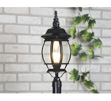 Плафон (светильник венчающий) 1043 черный 100W IP33 для столба  a022921  Elektrostandard