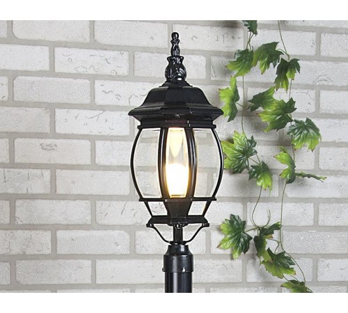 Плафон (светильник венчающий) 1043 черный 100W IP33 для столба  a022921  Elektrostandard