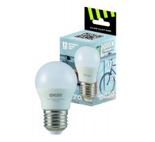 Лампа светодиодная FLL- G45 12w E27 5000K 230/50 ФАZA  .5038653  ФАZА