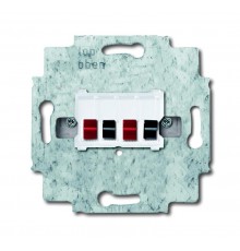 Розетка для громкоговор.,4-р.,ал.бел.  0230-0-0464   2CKA000230A0464  ABB