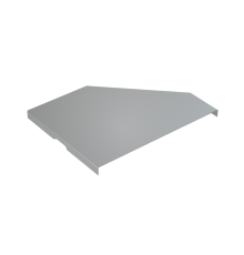 Крышка переходника левая KPD100-150мм  KPD100-150-L  КМ-профиль