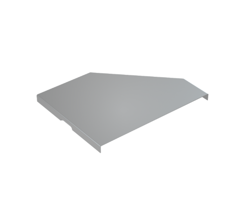 Крышка переходника левая KPD200-300мм  KPD200-300-L  КМ-профиль