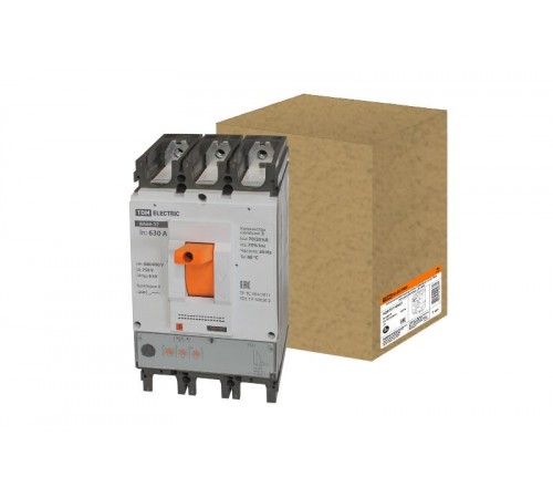 Автоматический выключатель ВА89-39 3Р 630А 70кА (три регулировки, ЭР)  SQ0751-0057  TDM