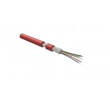 FO-DT-IN-504-2-FRHFLTx-MG Кабель волоконно-оптический 50/125 (OM4) многомодовый, 2 волокна внутренний, FRHFLTx, маджента  448602  Hyperline