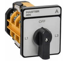 Перекл. кулачк. станд. черн. рук. 63А сх. 98 MASTER  MI-CS10-063-098-K02  IEK