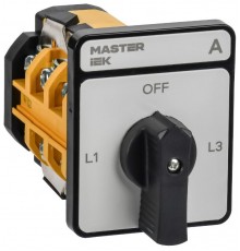 Перекл. кулачк. станд. черн. рук. 63А сх. 98 MASTER  MI-CS10-063-098-K02  IEK