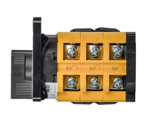 Перекл. кулачк. станд. черн. рук. 63А сх. 98 MASTER  MI-CS10-063-098-K02  IEK