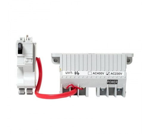AV POWER-3/4 Минимальный расцепитель UVT справа  mccb-34-UVT-av  EKF