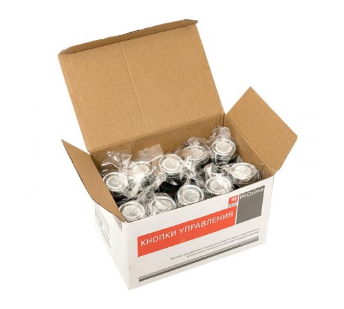 Кнопка ABLFS-22 с подсветкой белый NO+NC 230В EKF PROxima  ablfs-22-w  EKF