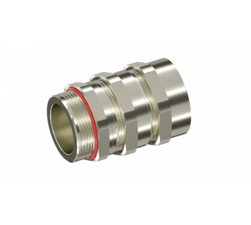 Взрывозащищенный кабельный ввод ADS под бронированный кабель, два уплотнения M32х1,5 d15-24мм D20-31мм. Ник. латунь.IP66/68  6018ADSDKGM4SB  DKC