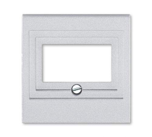 ABB Levit Серебро / дымчатый чёрный Накладка для розеток USB / HDMI / VGA Серебро  5014H-A00040 70  2CHH290040A4070  ABB