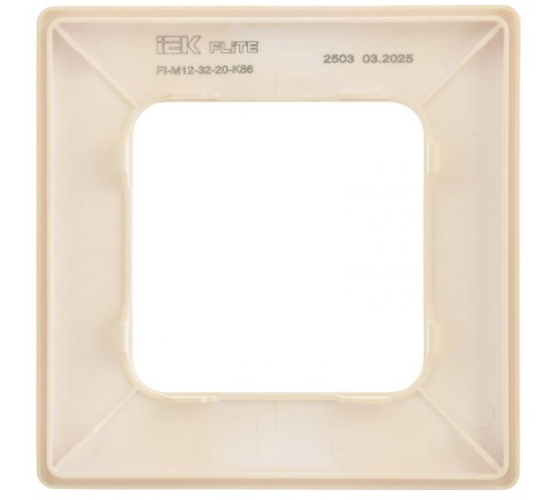 FLITE Classic Рамка 1-ая РУ-1-К-ФлСл сливочный  FI-M12-32-20-K86  IEK