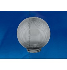 Рассеиватель для садово-паркового светильника UFP-P200A SMOKE шар сфера призма с насечками D=200мм  08092  Uniel