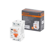 Выключатель автоматический дифференциального тока АВДТ 32 2P(1P+N) C6А 30мА 4,5кА тип АС  SQ0202-0516  TDM