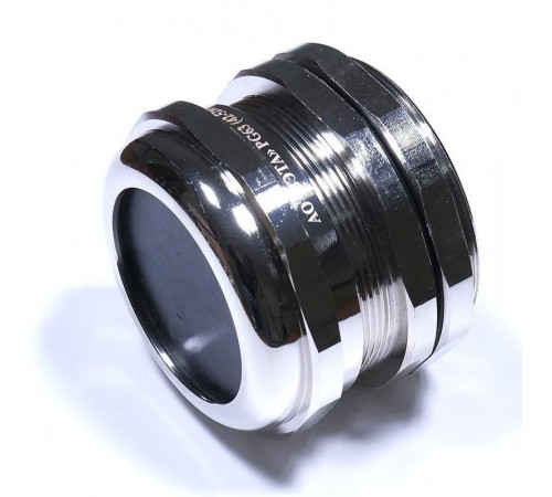 Кабельный ввод PG 63 латунь УТ1.5 Dкаб. 42-52мм IP68  zeta30164  ГОФРОМАТИК