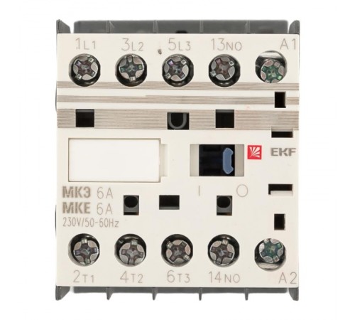 Миниконтактор МКЭ 6А 230В 1NO EKF PROxima  Mctr-s-6-230  EKF