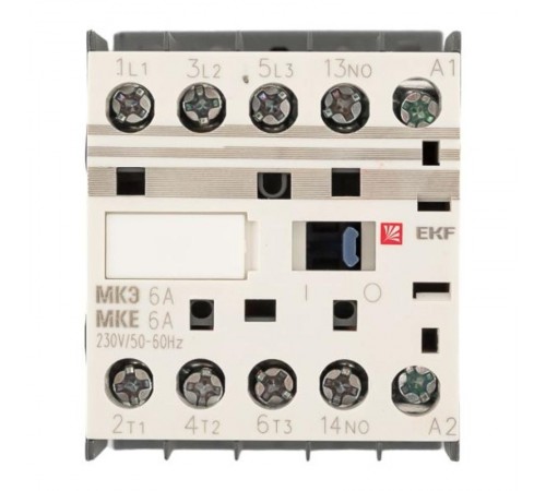 Миниконтактор МКЭ 6А 230В 1NO EKF PROxima  Mctr-s-6-230  EKF
