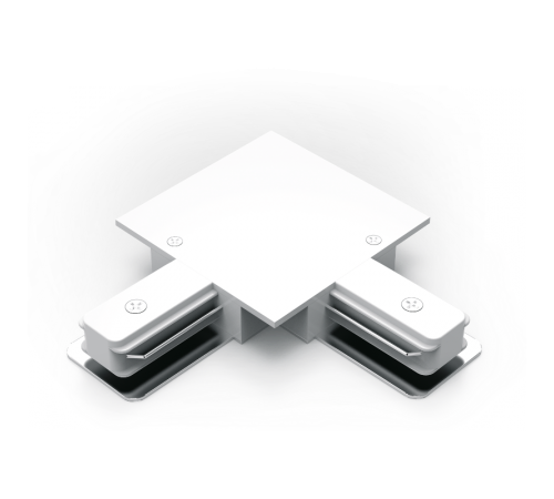 Коннектор для встраиваемого шинопровода осветительного угловой (L) белый  TR134  Gauss