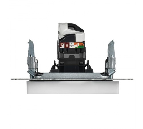 BRITE Розетка компьютерная RJ45 кат.6 РК11-БрАБ арктический белый   BR-K10-2-K91  IEK