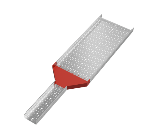 Переходник центральный 80х200-600 мм "ПЛЮС" HD  PDplus80-200-600-C HD   КМ-профиль