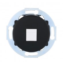 Накладка для розетки телефонной, компьютерной RJ (черный) Vintage  885508-0  Ecoplast