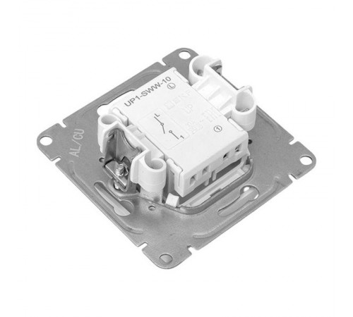 Механизм выключателя, одноклавишный, белый Эпика EKF  UP1-SWW-10  EKF