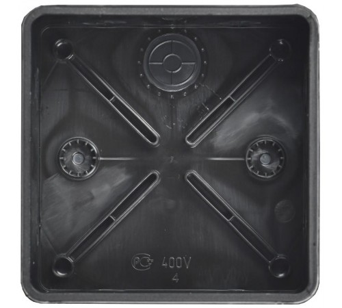 Коробка расп. КМ42455 о/п 100х100х50мм IP67 8 вв. черная  UKO21-100-100-050-K02-66  IEK