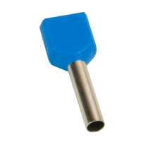 Наконечник штыревой втулочный под два провода OptiKit T-Shv2-PVC- 2,5-12(100шт)  278050  КЭАЗ