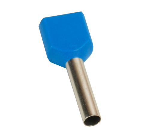 Наконечник штыревой втулочный под два провода OptiKit T-Shv2-PVC- 2,5-12(100шт)  278050  КЭАЗ