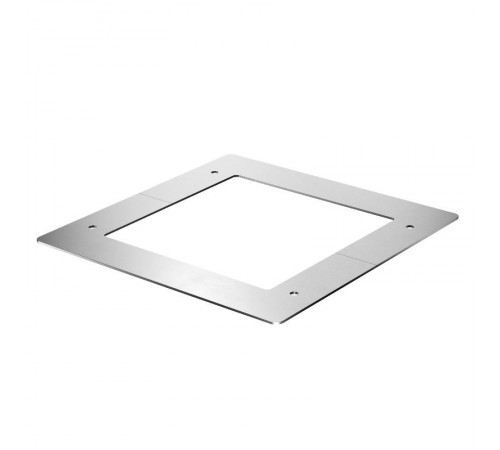 Накладка потолочная колонны ISS130130 отверстие 132х132 мм, габарит 192х192х2 мм, сталь RAL9006  6286826  OBO Bettermann