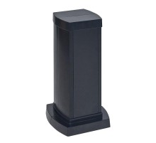 Универсальная мини-колонна алюминиевая с крышкой из алюминия 2 секции, высота 0,3 метра, цвет черный  653122  Legrand