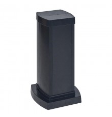 Универсальная мини-колонна алюминиевая с крышкой из алюминия 2 секции, высота 0,3 метра, цвет черный  653122  Legrand