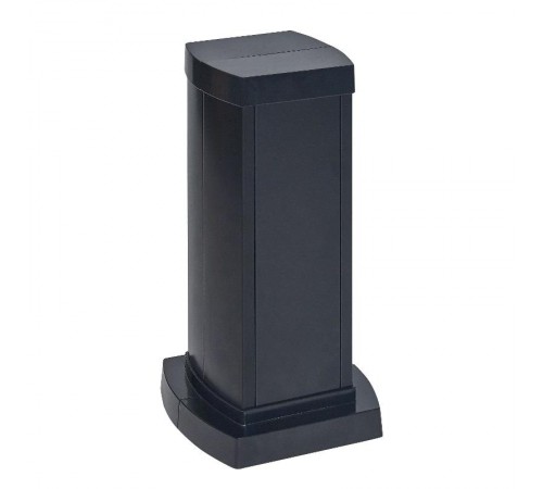 Универсальная мини-колонна алюминиевая с крышкой из алюминия 2 секции, высота 0,3 метра, цвет черный  653122  Legrand