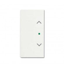 Клавиша двойная free@home, жалюзи, future, цвет белый бархат  6220-0-0608   2CKA006220A0608  ABB