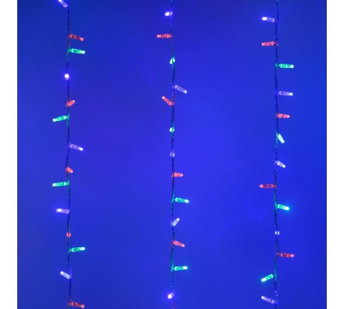 Светодиодная гирлянда ARD-CURTAIN-CLASSIC-2000x2500-CLEAR-405LED RGB (230V, 81W)  024851  Arlight
