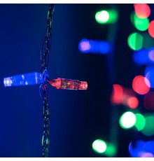 Светодиодная гирлянда ARD-CURTAIN-CLASSIC-2000x2500-CLEAR-405LED RGB (230V, 81W)  024851  Arlight