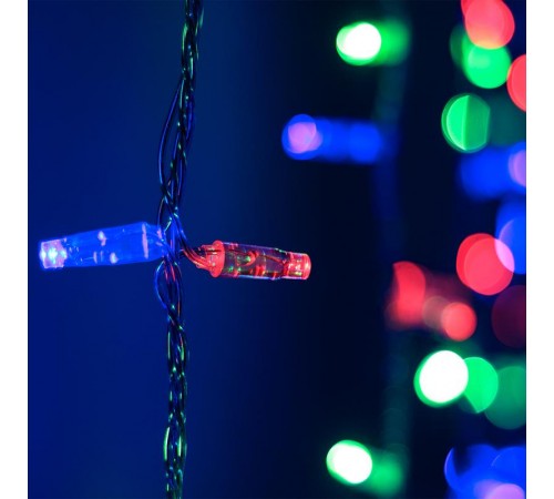 Светодиодная гирлянда ARD-CURTAIN-CLASSIC-2000x2500-CLEAR-405LED RGB (230V, 81W)  024851  Arlight