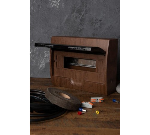 Щит распределительный навесной ЩРН-П-12 темное дерево IP41 EKF PROxima  pb40-n-12-dark  EKF