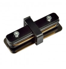 Соединитель для 2-х шинопроводов прямой внутренний однофазный черный. UBX-Q121 K11 BLACK 1 POLYBAG  UL-00001279  Volpe