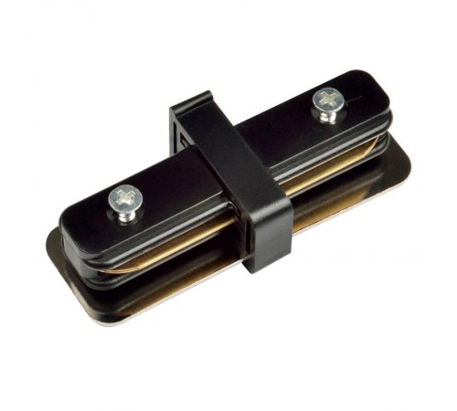 Соединитель для 2-х шинопроводов прямой внутренний однофазный черный. UBX-Q121 K11 BLACK 1 POLYBAG  UL-00001279  Volpe