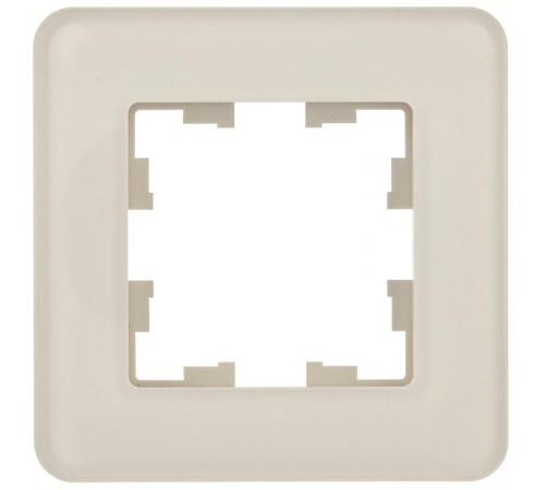 BRITE Рамка 1-ая РУ-1-2-Бр стекло песчаный RE  BR-M12-G-41-K98  IEK