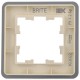 BRITE Рамка 1-ая РУ-1-2-Бр стекло песчаный RE  BR-M12-G-41-K98  IEK